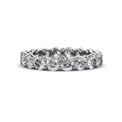 Tiffany Lab Grown Diamond Eternity Band Lab Grown Diamond Side Gallery Shared Prong Womens Eternity Ring Stackable ctw K White Gold