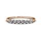 1 - Vivian 3.00 mm Lab Grown Diamonds Wedding Band 