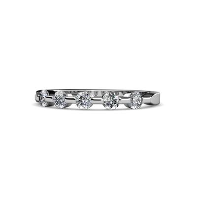 Keva Lab Grown Diamond Stone Wedding Band