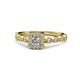 1 - Mavis Prima Diamond Infinity Halo Engagement Ring 