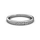 3 - Kathiryn 2.00 mm Lab Grown Diamond 7 Stone Wedding Band 