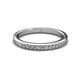 2 - Janice 1.70 mm Lab Grown Diamond 13 Stone Wedding Band 