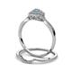5 - Yesenia Prima Aquamarine and Diamond Halo Bridal Set Ring 
