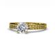1 - Janina Classic 1.00 ct IGI Certified Lab Grown Diamond Round (6.50 mm) Solitaire Engagement Ring 