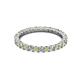 2 - Joyce 2.30 mm Peridot and Lab Grown Diamond Eternity Band 