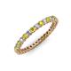 3 - Tiffany 2.00 mm Yellow and White Lab Grown Diamond Eternity Band 