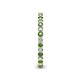 5 - Tiffany 2.00 mm Green Garnet and Lab Grown Diamond Eternity Band 