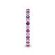 5 - Tiffany 2.00 mm Amethyst and Lab Grown Diamond Eternity Band 