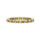 1 - Tiffany 2.00 mm Citrine and Lab Grown Diamond Eternity Band 