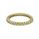 2 - Tiffany 2.00 mm Yellow and White Lab Grown Diamond Eternity Band 
