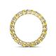 4 - Tiffany 2.80 mm Yellow Sapphire and Lab Grown Diamond Eternity Band 