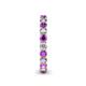 5 - Tiffany 2.80 mm Amethyst and Lab Grown Diamond Eternity Band 