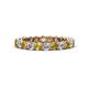 1 - Tiffany 2.80 mm Citrine and Lab Grown Diamond Eternity Band 