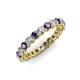 3 - Tiffany 2.80 mm Iolite and Lab Grown Diamond Eternity Band 