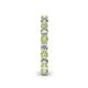 5 - Tiffany 2.80 mm Peridot and Lab Grown Diamond Eternity Band 