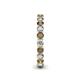 5 - Tiffany 2.80 mm Smoky Quartz and Lab Grown Diamond Eternity Band 