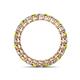 4 - Tiffany 2.80 mm Yellow and White Lab Grown Diamond Eternity Band 