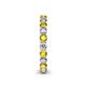5 - Tiffany 2.80 mm Yellow and White Lab Grown Diamond Eternity Band 