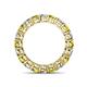 4 - Tiffany 3.40 mm Yellow and White Lab Grown Diamond Eternity Band 