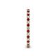 5 - Ellen 1.70 mm Ruby and Lab Grown Diamond Eternity Band 