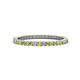 1 - Ellen 1.70 mm Yellow and White Diamond Eternity Band 