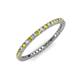 3 - Ellen 1.70 mm Yellow and White Diamond Eternity Band 