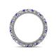 4 - Ellen 2.70 mm Tanzanite and Lab Grown Diamond Eternity Band 