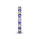 5 - Ellen 2.70 mm Tanzanite and Lab Grown Diamond Eternity Band 