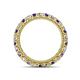 4 - Ellen 2.70 mm Iolite and Lab Grown Diamond Eternity Band 