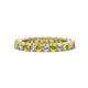 1 - Ellen 2.70 mm Yellow Diamond and White Lab Grown Diamond Eternity Band 