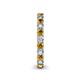 5 - Ellen 2.70 mm Citrine and Lab Grown Diamond Eternity Band 