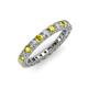 3 - Ellen 2.70 mm Yellow Diamond and White Lab Grown Diamond Eternity Band 