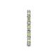 5 - Joyce 2.30 mm Peridot and Lab Grown Diamond Eternity Band 