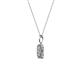 2 - Edlyn Diamond Halo Pendant 