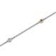 2 - Aizza (5 Stn/2mm) Citrine and Lab Grown Diamond Station Bracelet 