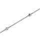 2 - Aizza (5 Stn/2mm) Smoky Quartz and Lab Grown Diamond Station Bracelet 