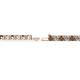 2 - Leslie 3.40 mm Smoky Quartz and Lab Grown Diamond Eternity Tennis Bracelet 