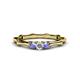 1 - Twyla Diamond and Tanzanite Three Stone Ring 