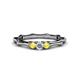 1 - Twyla Diamond and Yellow Sapphire Three Stone Ring 