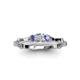 3 - Twyla Diamond and Tanzanite Three Stone Ring 