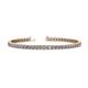 1 - Leslie 3.40 mm Diamond Eternity Tennis Bracelet 