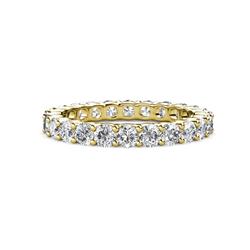 Joyce Diamond Eternity Band Diamond Common Prong Womens Eternity Ring Stackable ctw K Yellow Gold