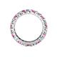 4 - Joyce 4.00 mm Pink Sapphire and Diamond Eternity Band 