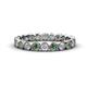 1 - Arria 2.70 mm Diamond and Lab Created Alexandrite Eternity Band 