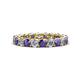 1 - Lucida 3.40 mm Iolite and Lab Grown Diamond Eternity Band 