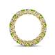 4 - Lucida 3.40 mm Peridot and Lab Grown Diamond Eternity Band 