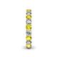 5 - Lucida 3.40 mm Yellow Diamond and White Lab Grown Diamond Eternity Band 