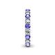 5 - Lucida 3.40 mm Tanzanite and Lab Grown Diamond Eternity Band 