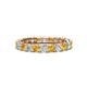 1 - Laida 3.00 mm Citrine and Lab Grown Diamond Eternity Band 