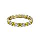 2 - Laida 3.00 mm Yellow Diamond and White Lab Grown Diamond Eternity Band 